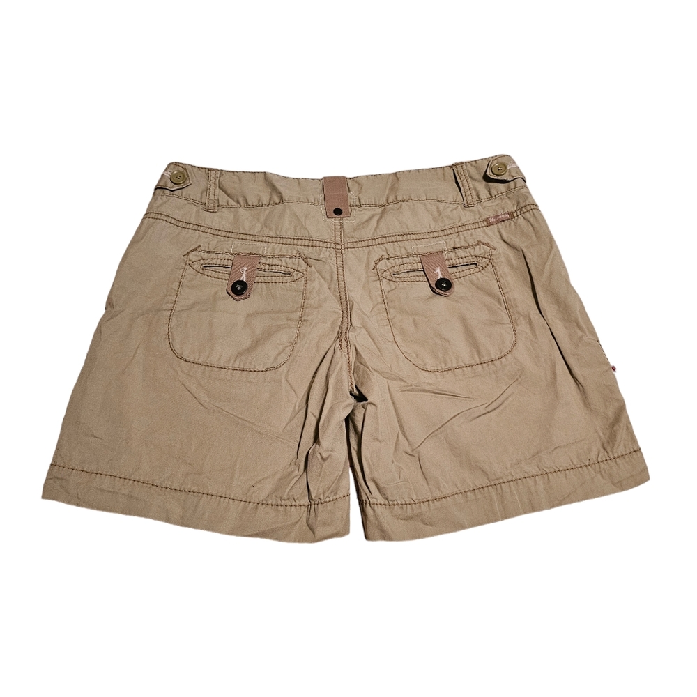 Union Bay Lightweight Shorts Tan Beige 100% Cotton Size 9 - Picture 5 of 14